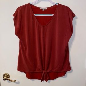 Front tied knot blouse